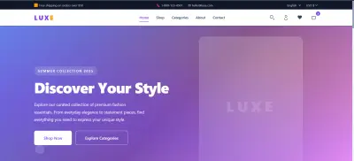 تصميم متجر إلكتروني احترافي
