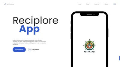 تطبيق "ريسِبلور" (Reciplore) - رفيق الطبخ الذكي