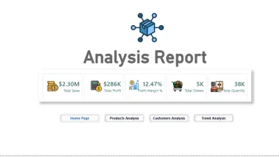 نظام Business Intelligence متكامل لتحليل سلوك العملاء واتجاهات المبيعات.