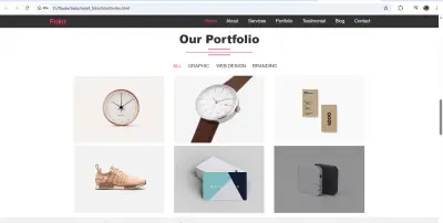 Fokir Landing Page