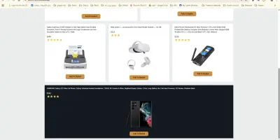 إنشاء متجر إلكتروني Front-End بتصميم عصري