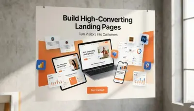 تصميم وتطوير Landing Page احترافية ومتجاوبة