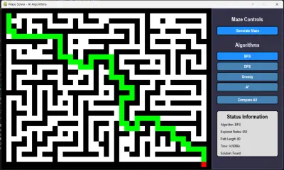 Ai Maze Generator and Solver