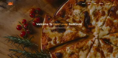 Food Lover Restaurant Website