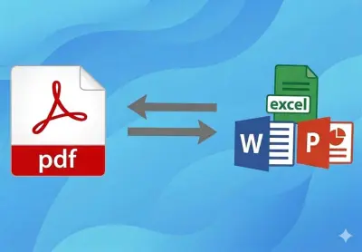 تحويل وتنسيق ملفات الـ PDF إلى عروض PowerPoint وتقارير Excel و word احترافية