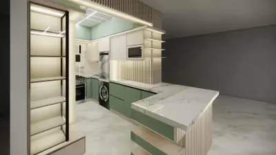 تصميم مطابخ وغرف نوم