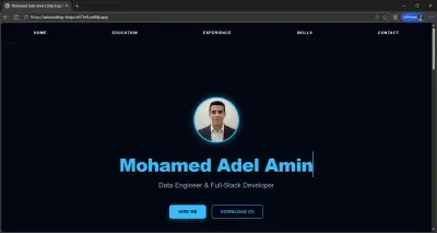 تصميم cv قوي و موقع شخصي احترافي