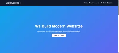 تصميم Landing Page متجاوبة باستخدام HTML5 و CSS3
