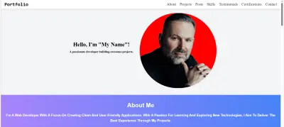 Professional Personal Portfolio Website | Responsive Front-End Design