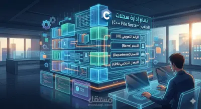 نظام إدارة سجلات الطلاب (C++ File System)