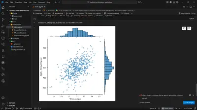 تحليل وتنظيف بيانات الطلاب وتجهيزها لبناء نموذج تنبؤي