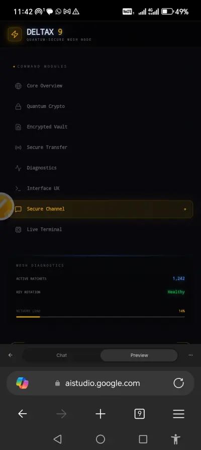 نظام محادثة آمن (Secure Chat System)