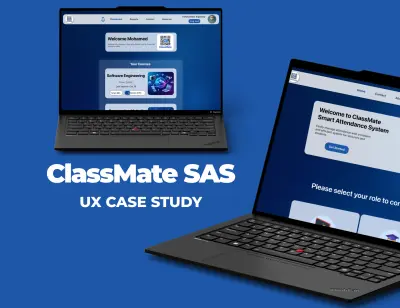 ClassMate — Smart Attendance System (UX/UI Case Study)