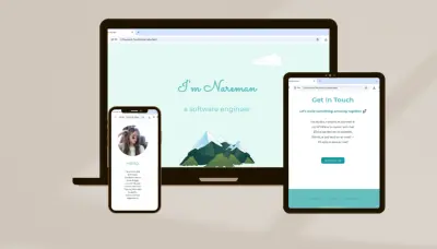 تصميم موقع شخصي بسيط باستخدام HTML و CSS