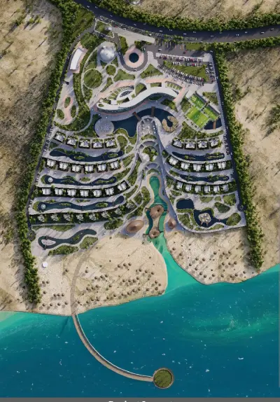 تصميم منتجع سياحي