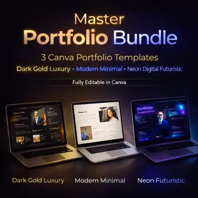 حزمة قوالب بورتفوليو احترافية – Master Portfolio Bundle