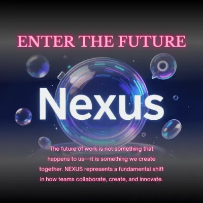 تصميم قالب عرض تقديمي احترافي NEXUS AI لتطبيقات الجيل القادم + 3 منشورات إنستغرام