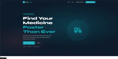 تصميم و تطوير نظام البحث عن الأدوية حسب الموقع الجغرافي وتوافرها في الصيدليات