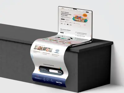 تصميم صفحة هبوط Landing Page  لموقع من صفحة واحدة