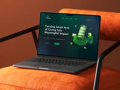 تصميم واجهة موقع ويب لمنصة "سند"