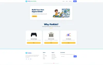 منصة فين كيدز لبناء بنك رقمي للأطفال