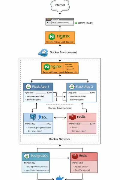 إعداد وتشغيل Full Stack Application باستخدام Docker وDocker Compose
