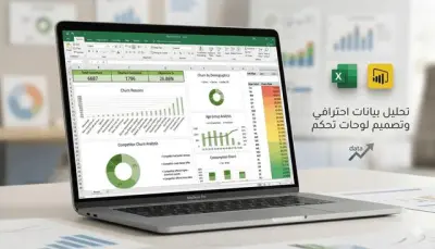 لوحة تحكم تحليل المبيعات التفاعلية باستخدام Power BI