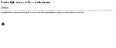 موقع للتغير من LIGHT MODE ل DARK MODE والعكس