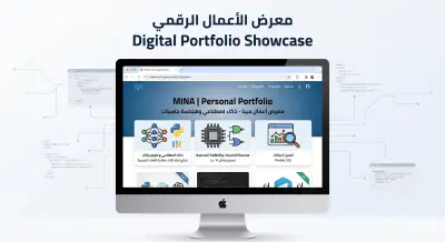 تطوير موقع متكامل لعرض المشاريع البرمجية وهندسة البيانات (Portfolio)