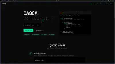 Casca  TUI Framework
