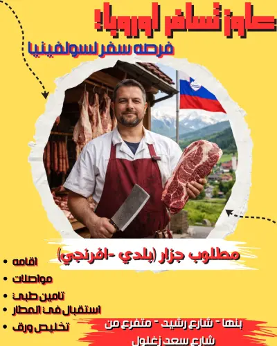 تصميم اعلان لشركه اللحاق عماله وسياحه