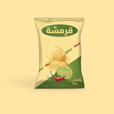 غلاف شيبسي بالشطة والليمون