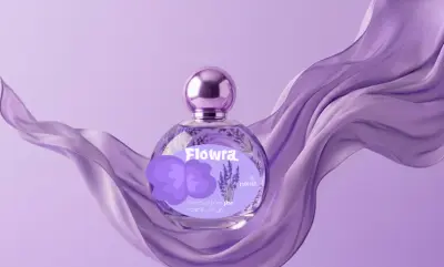ملصق عطر لافندر