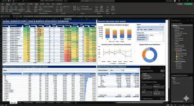 بيانات على ايكسل