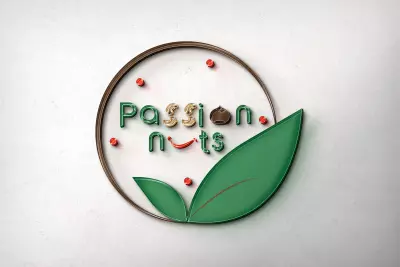 تصميم شعار passion nuts
