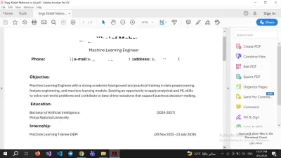 عمل cv (سيره ذاتيه)