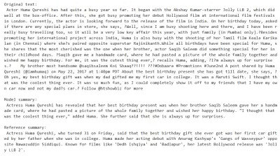 Transformers For Text Summarization