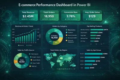 E-Commerce Performance Dashboard – Power BI
