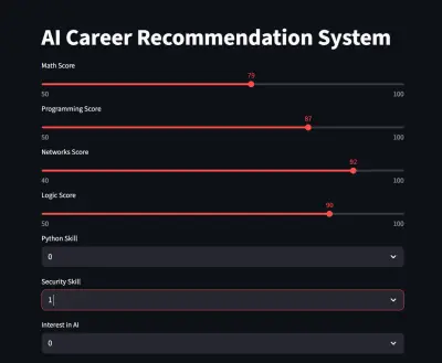 AI Career Recommendation System Using Machine Learning