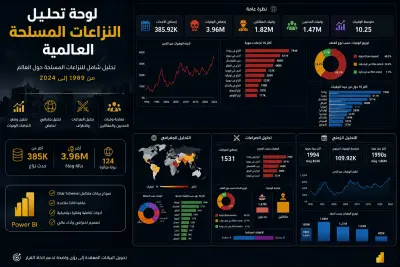 Global Conflict Deaths Analytics Dashboard | Power BI