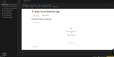 نظام ذكي للكشف عن أورام الدماغ وتجزئتها باستخدام التعلم العميق