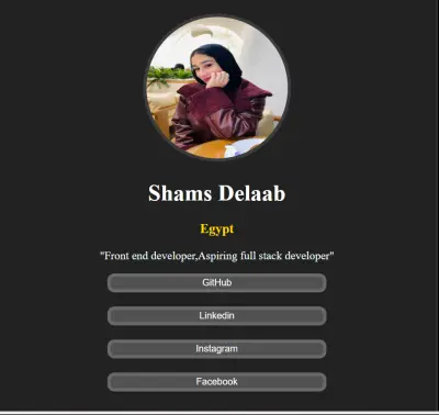 Social links profile