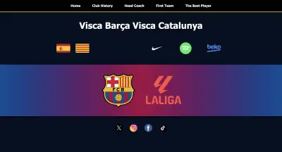 صورة العمل Barca Web Site