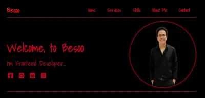 landing page using HTML and Tailwind CSS