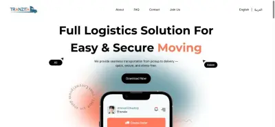 Tranzita Dashboard & landing page