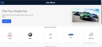 موقع معرض سيارات