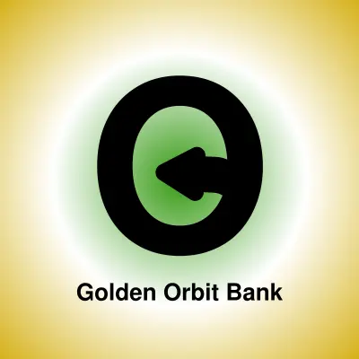 تصميم شعار وهوية بصرية لبنك | Golden Orbit Bank