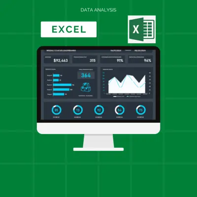 لوحة تحليل أداء المبيعات - Excel