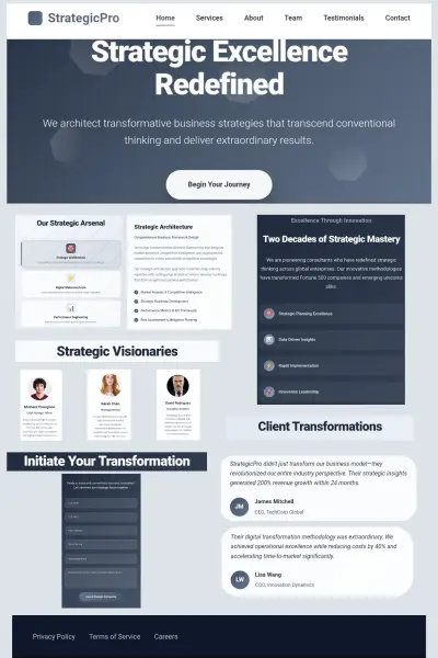 منصة رائدة لاستشارات واستراتيجيات الأعمال