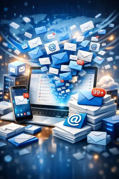 انشاء بريد الكتروني